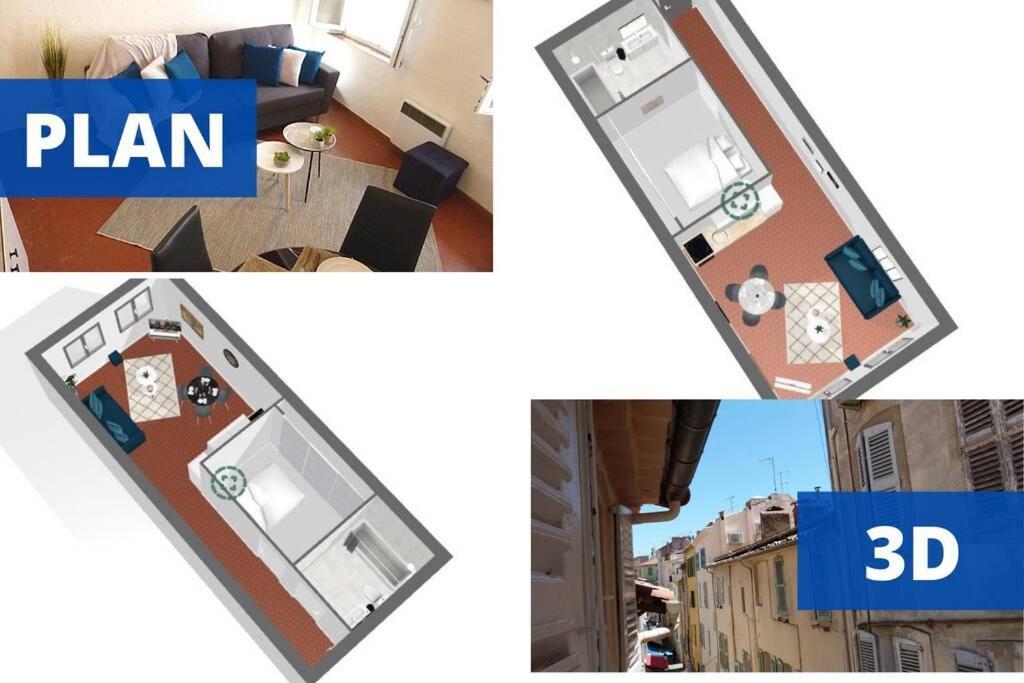 Апартаменти Le Jos - 2Min Palais-100M Mer-Verriere Cote D'Azur Канни Екстер'єр фото